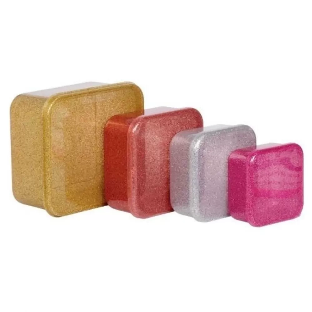 Store Kidzsupplies A Lovely Little Company Lunch Box Set Glitter Gold Blush