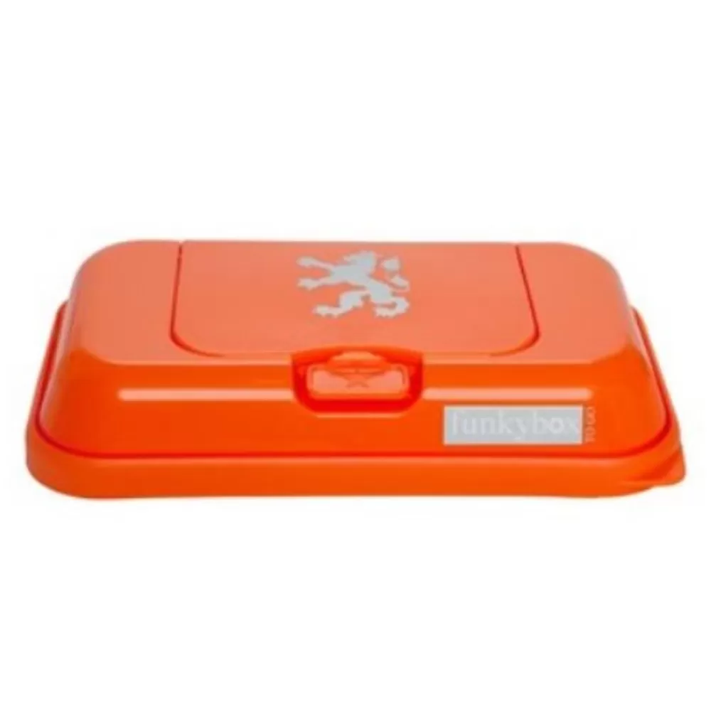 Best Kidzsupplies Funkybox Funkybox To Go Bewaardoos Voor Snoetenpoetsers Oranje Leeuw