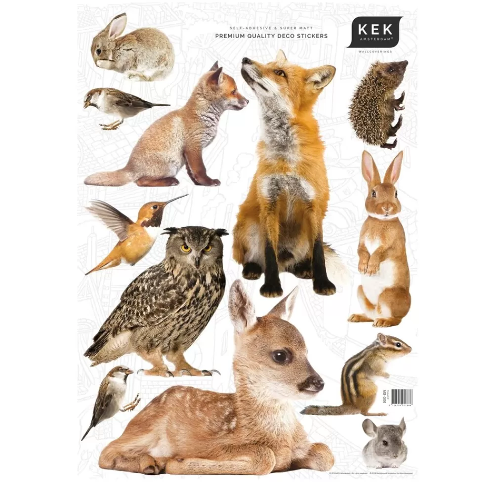 Cheap Kidzsupplies Kek Amsterdam Muursticker Dieren Forest Friends Set Van 12