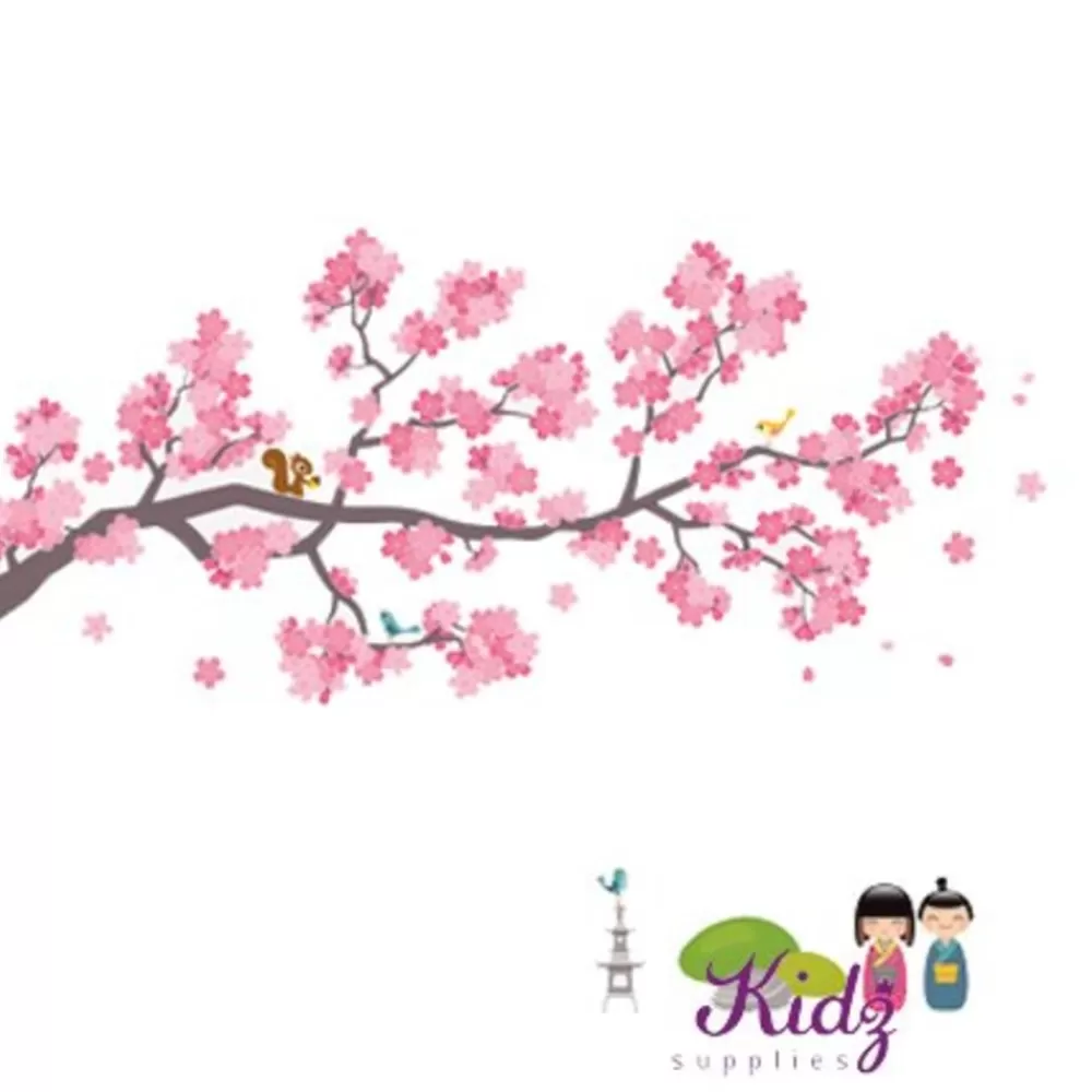 Discount Kidzsupplies Nouvelles Images Nouvelles Images Muursticker Kinderkamer Tak Met Geisha Xxl
