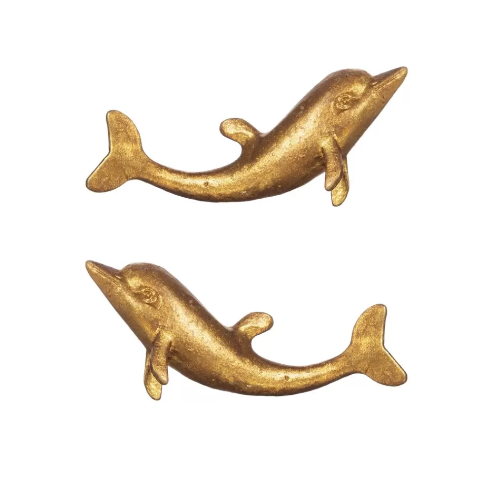 Cheap Kidzsupplies Sass & Belle Deurknopjes Dolfijnen Goud Set Van 2